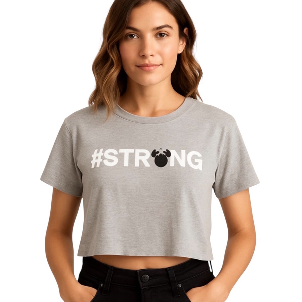 Vintage Disney Cropped Tee #STRONG